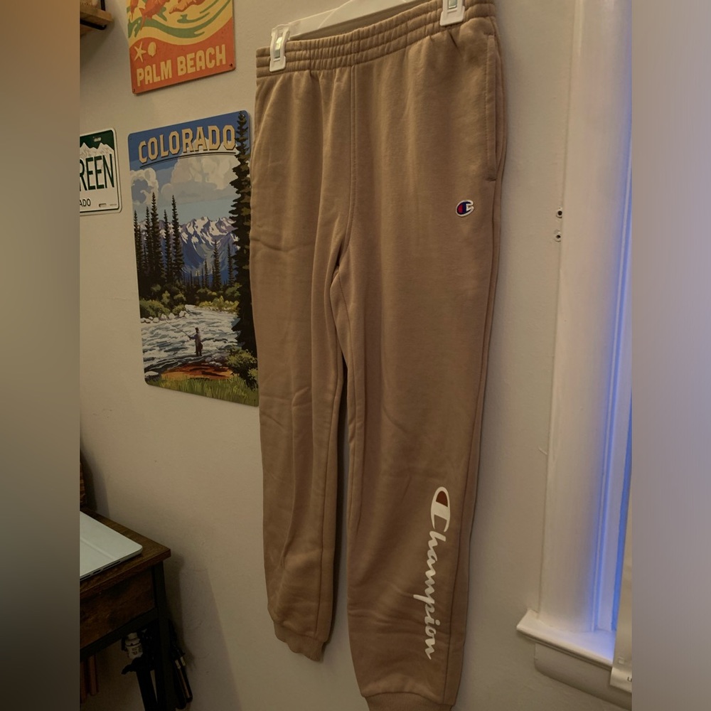 Champion Tan Jogger Sweatpants, Kids